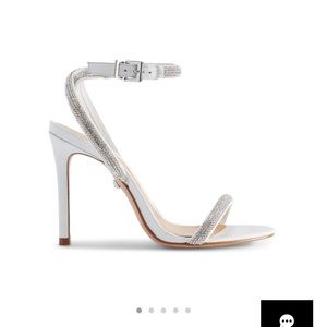 Schultz White Mulan High Heel Sandal (NWT) Sz 7.5